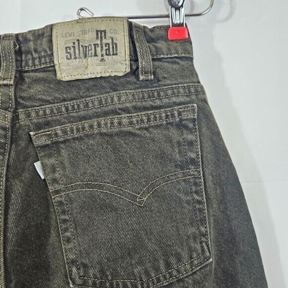 Levi’s Silvertab Jeans Loose 29x34 Vintage Y2K Made In USA Black - Picture 7 of 10